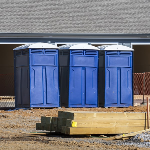 what is the expected delivery and pickup timeframe for the porta potties in Windsor